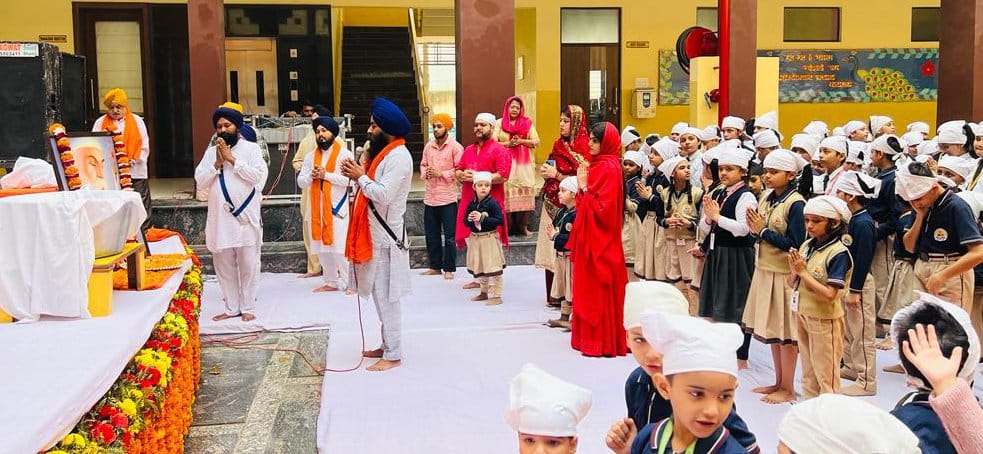 Salute to Guru Nanak Dev in educational institutions