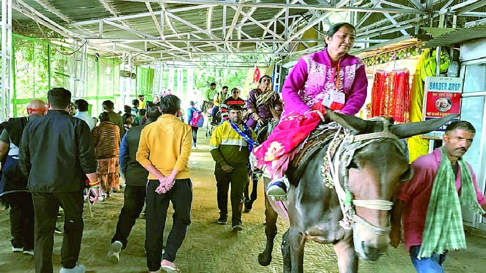 Vaishno Devi helicopter service affected by rain and fog throughout the day