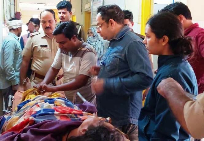 Woman shot for protesting looting
