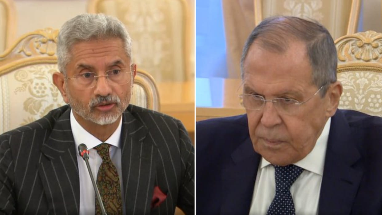 External Affairs Minister S Jaishankar met his counterpart Sergei Lavrov on a two day visit to Russia