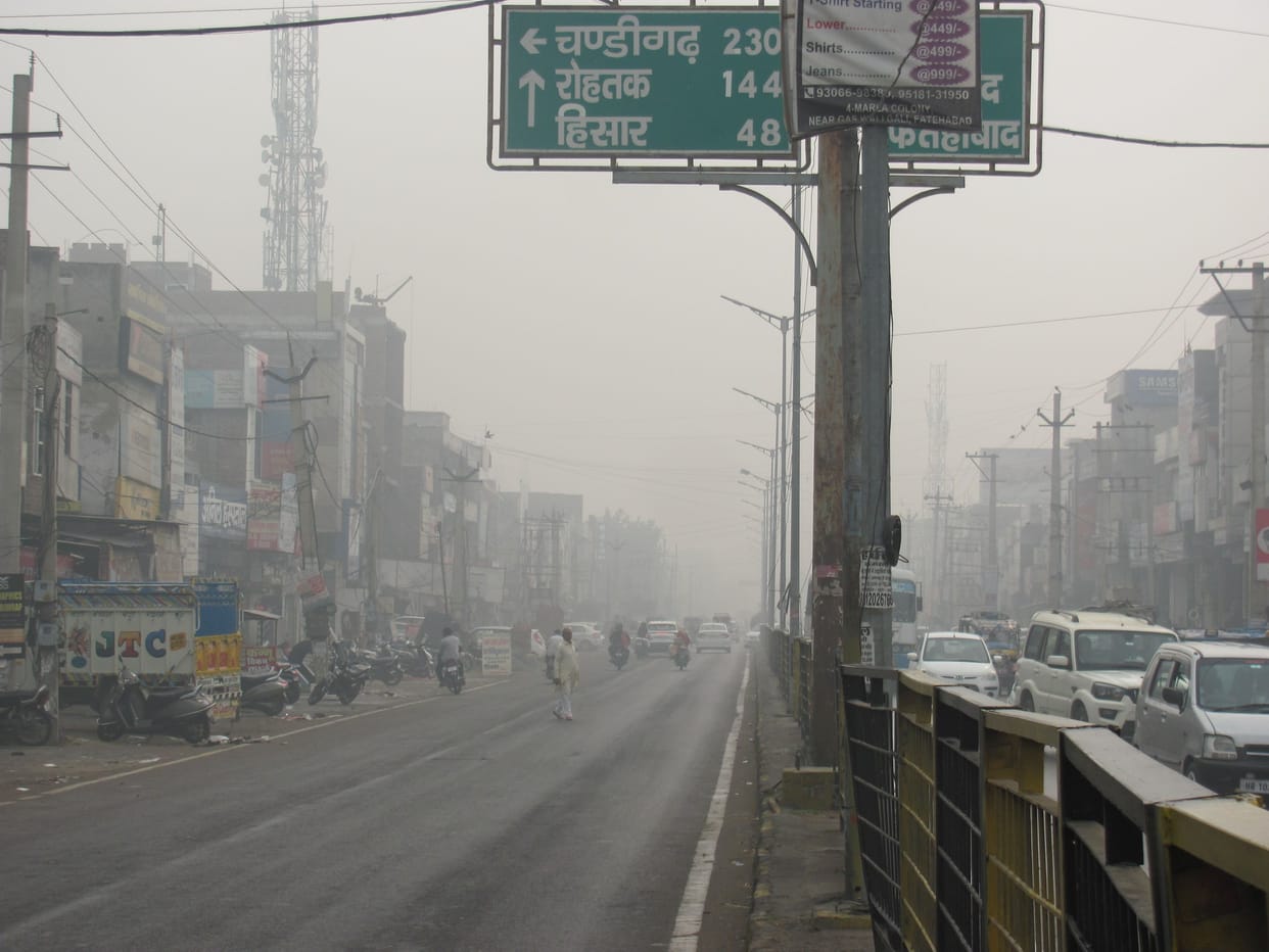 Cloudy day, light rain adds to cold