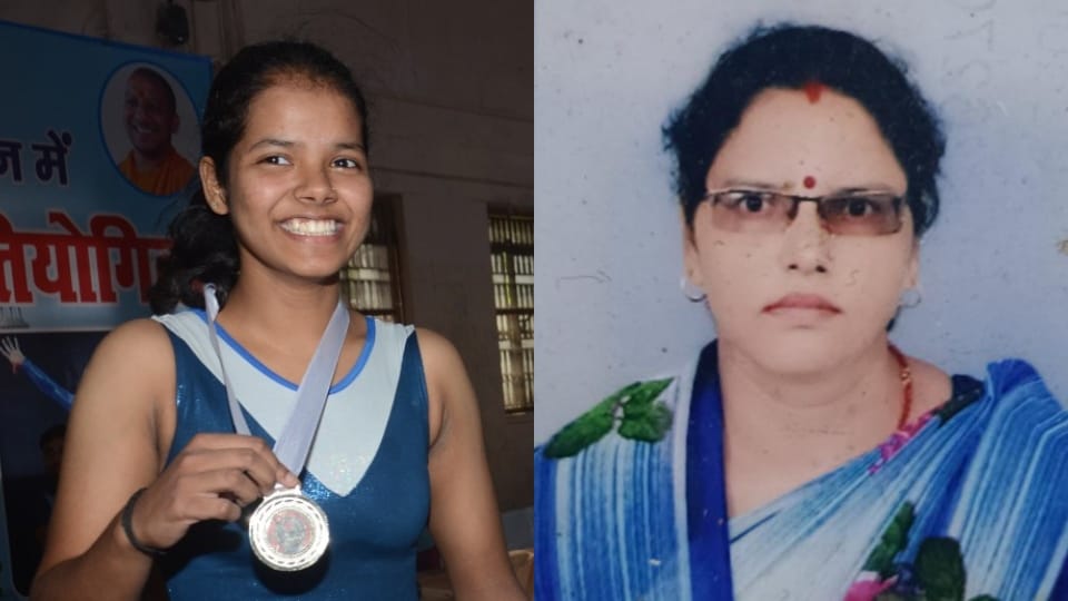 Prayagraj Shraddha became the all-round champion in the state women gymnastics competition in Agra