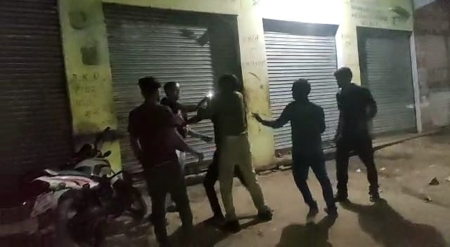 Woman and young man beaten up as thieves