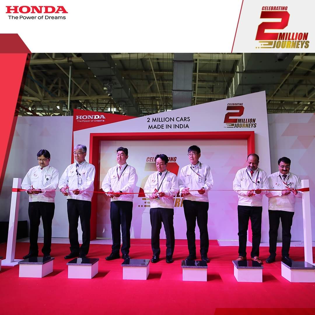 Honda Cars India announces 2 Million Production Milestone in cumulative production of Honda cars in India