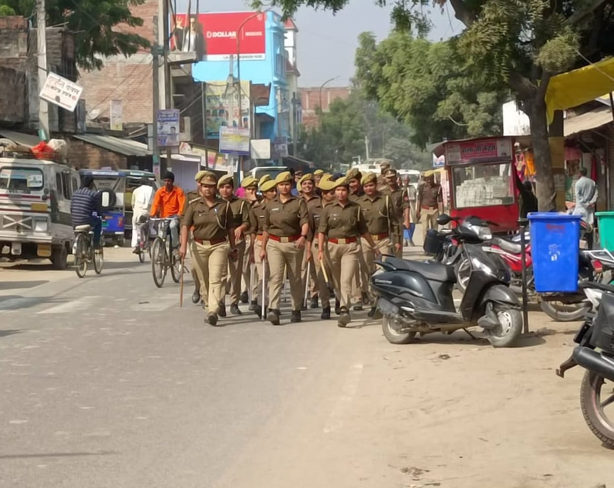 People of Wajidpur left the house due to fear of police