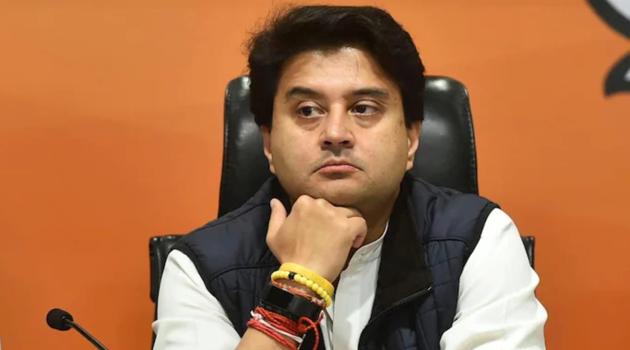 Jyotiraditya Scindia left for Delhi leaving the core committee meeting