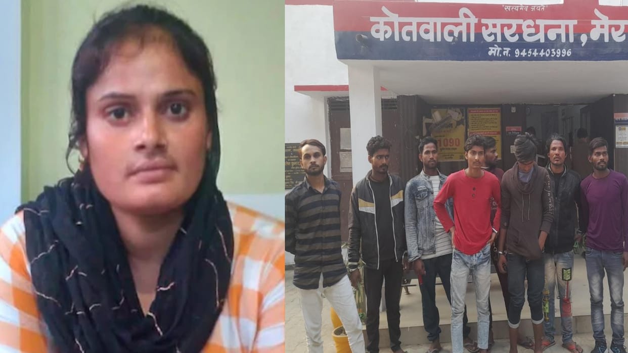 Eight arrested including brother of YouTuber Farmani Naaz in Iron rods robbery in meerut