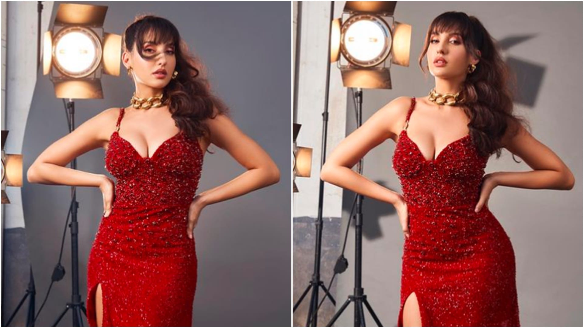 nora fatehi flaunts curve in yellow gown price shock anyone