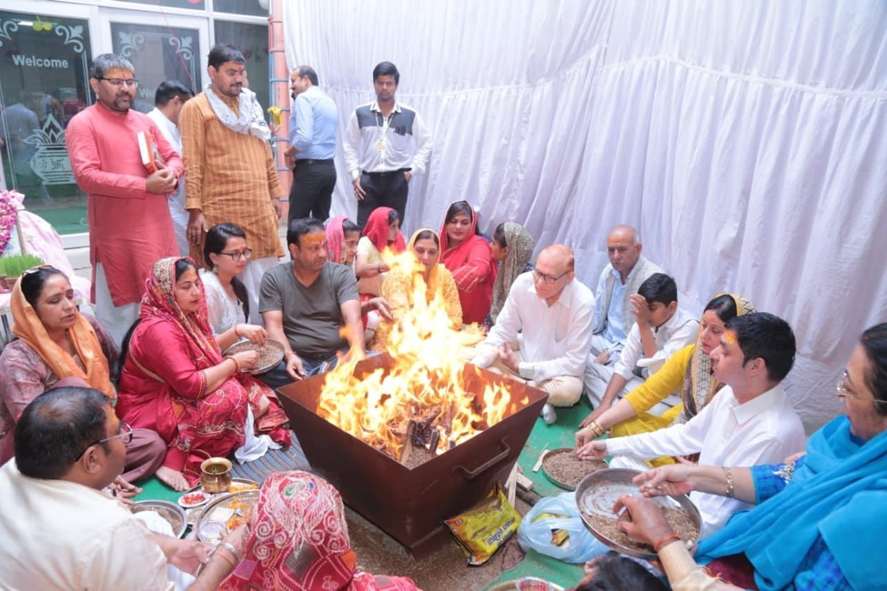 In Hinduism, the entire creation is considered the result of Yagya: Bawra