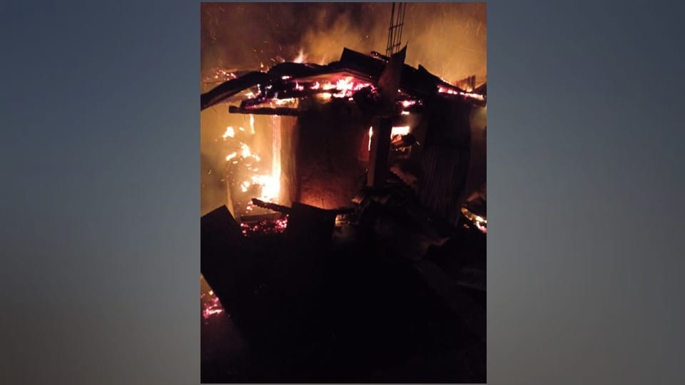 Poonch fire incident: Three-storey house burnt due to fire in remote village Loran Sib