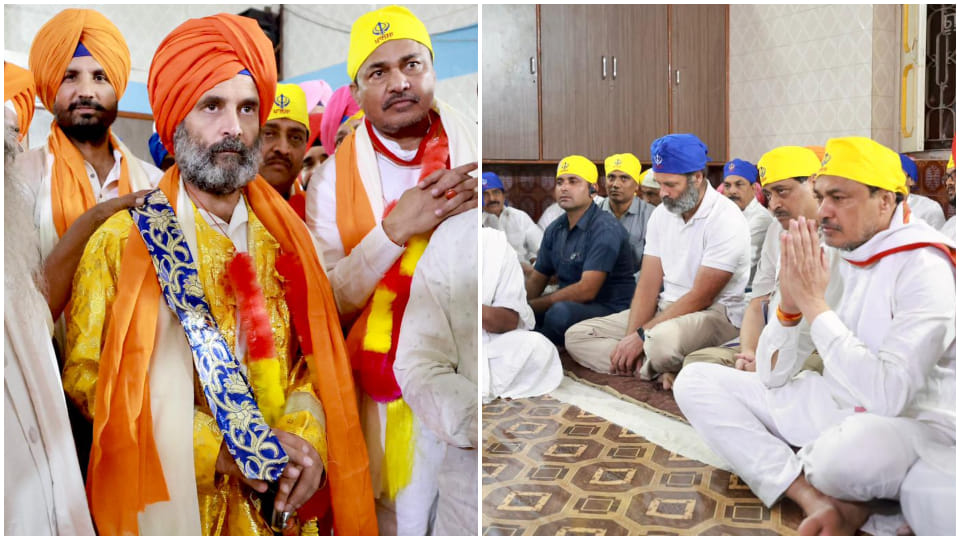 Bharat Jodo Yatra: Congress leader Rahul Gandhi visited a gurdwara Maharashtra know all updates in Hindi