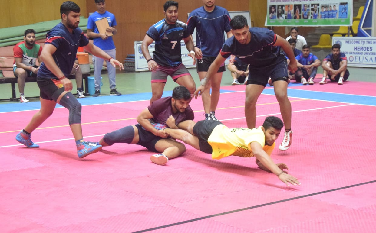 CRS College Sonepat tops in Kabaddi