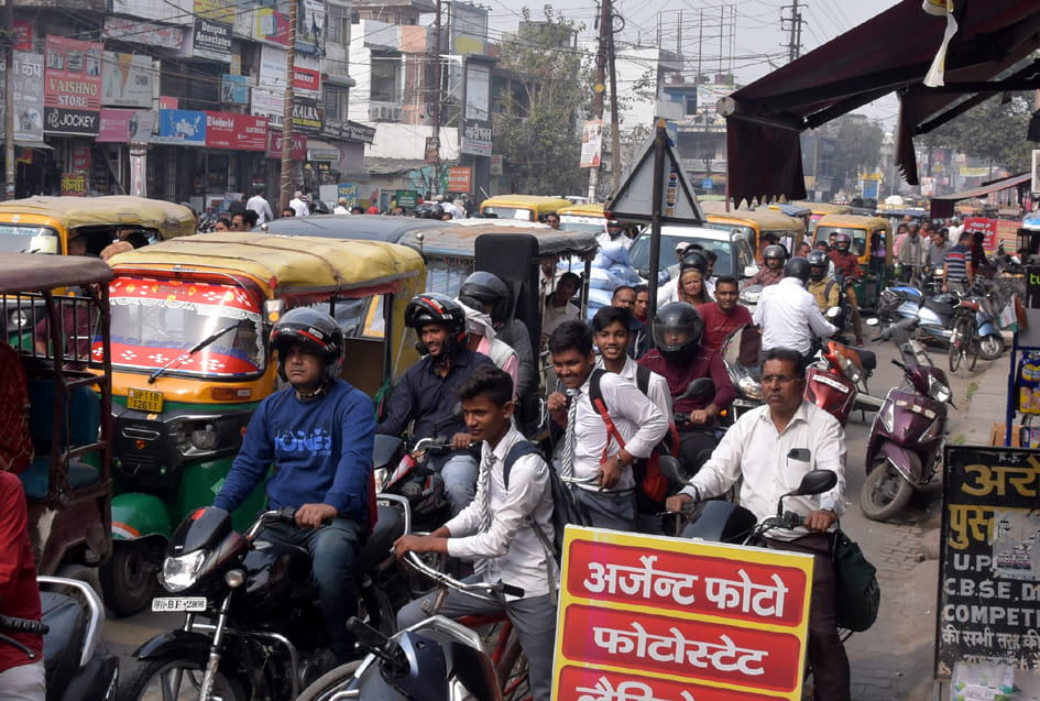 Jam in the metropolis, people got upset
