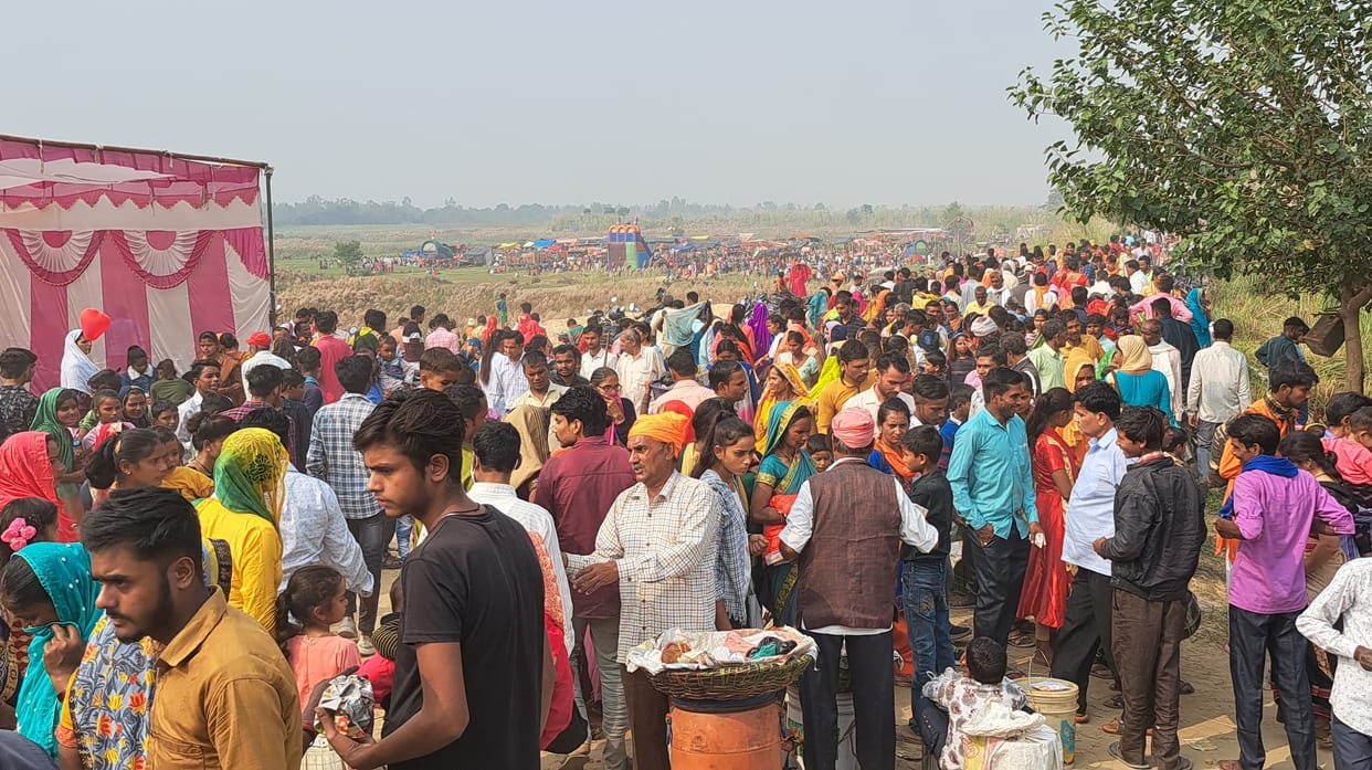 Earned virtue by taking a dip in Ramganga