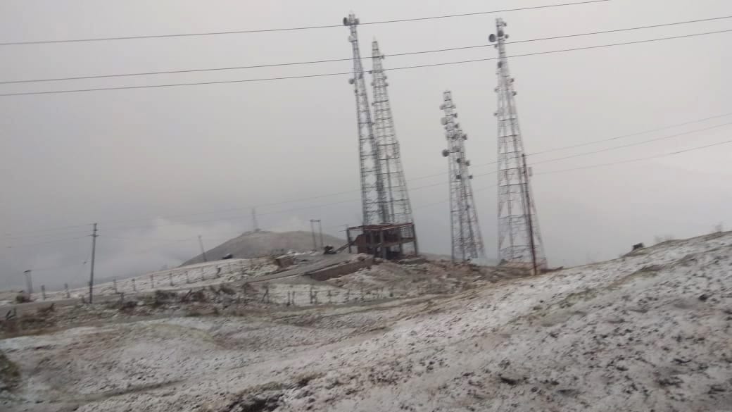Snowfall in Jammu: Season first snowfall in tourist destination Nathatop