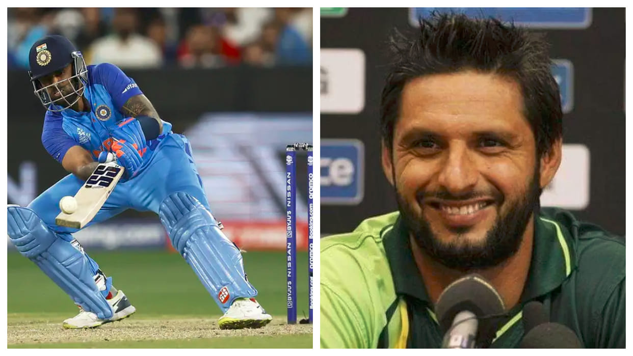 T20 World Cup Shahid Afridi admires Suryakumar yadav gets angry over comparison with Mohammad Rizwan