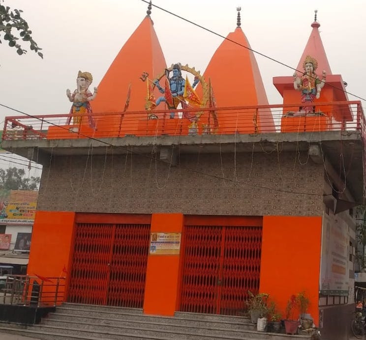 The doors of the temples remained closed due to the lunar eclipse