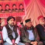 शिमला में सीताराम येचुरी व अन्य नेता।