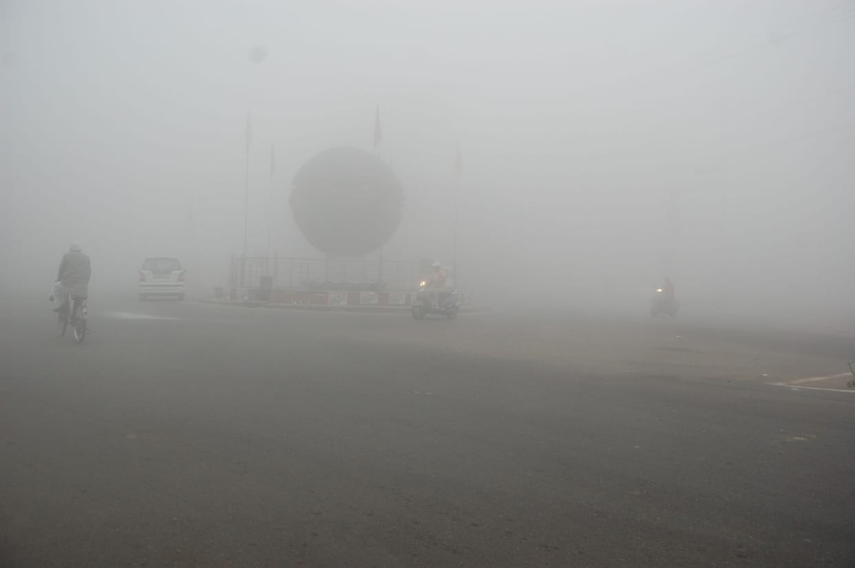 Visibility 50 meters, trouble for drivers