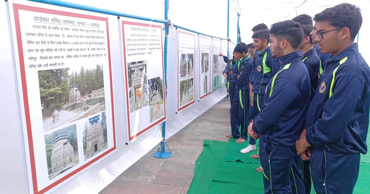 43 heritage and archaeological monuments of Uttarakhand were shown