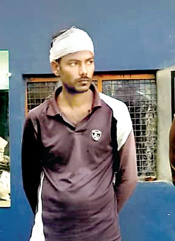 The dog made the young man run,  the young's man brother fired at the dog's owner