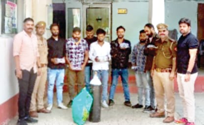 Seven robbers arrested
