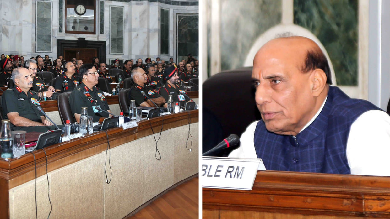 Armys operational readiness should always be at peak level Rajnath to force commanders