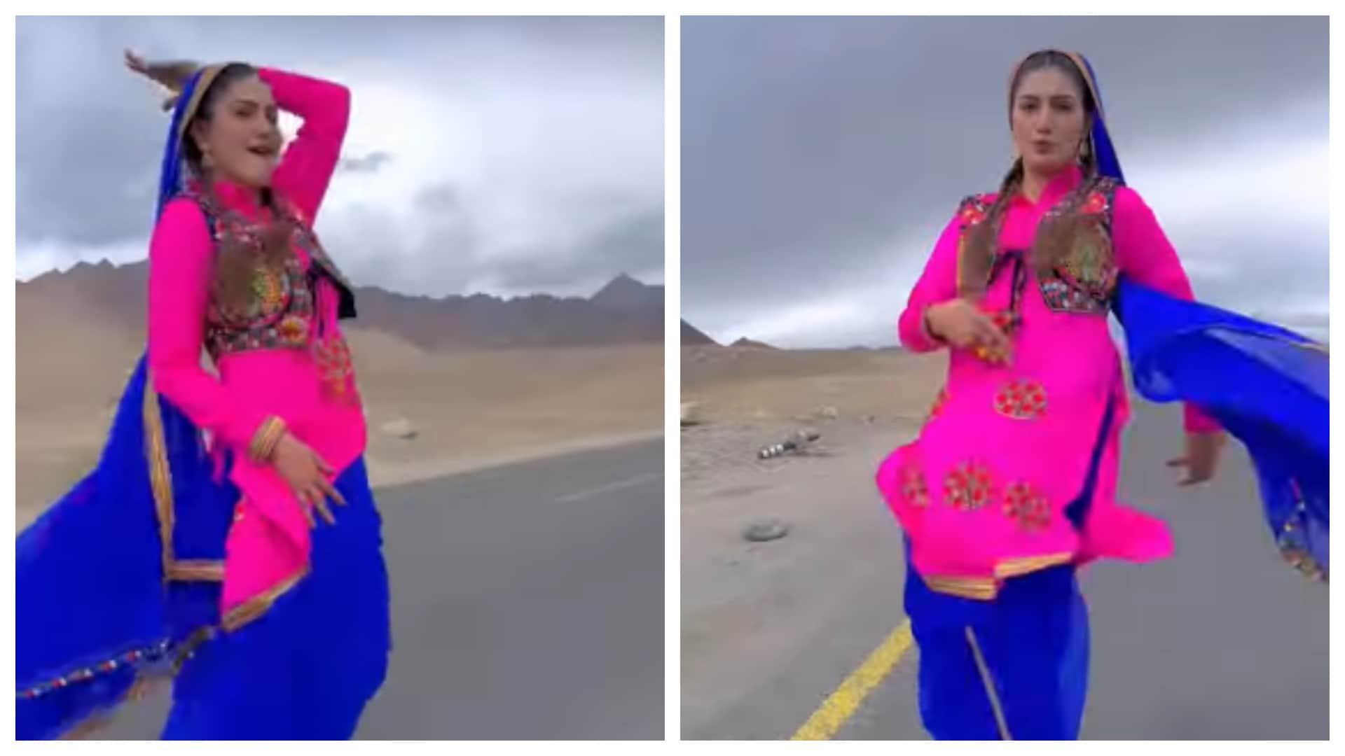 Photos Of The Day: Sapna Choudhary Dance on Road Raveena Tandon Madhuri Dixit Malaika Arora Celebrity Updates