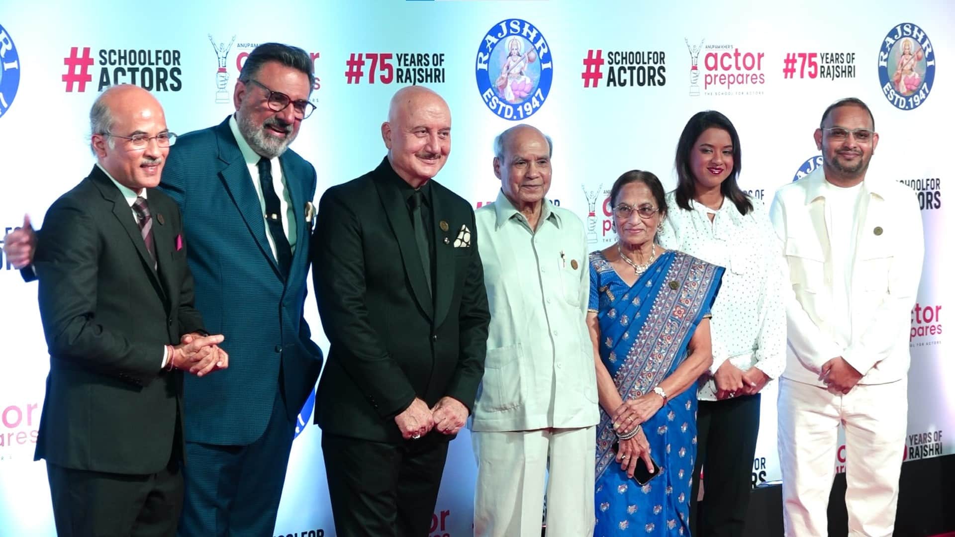 uunchai actor Anupam Kher shared a post with first family of indian cinema 75 years of rajshri