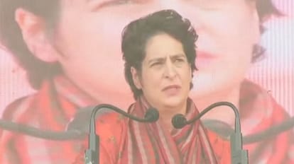कांग्रेस की राष्ट्रीय महासचिव प्रियंका गांधी।