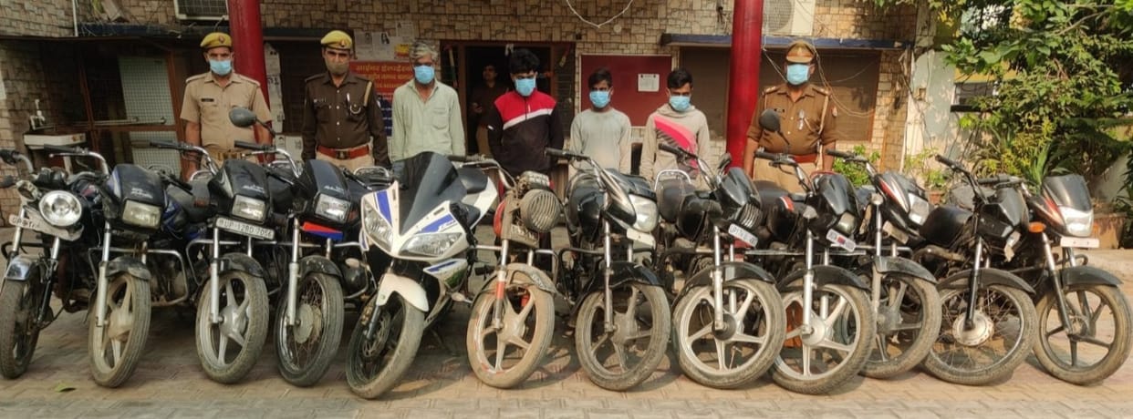 Four miscreants of interstate bike thief gang caught
