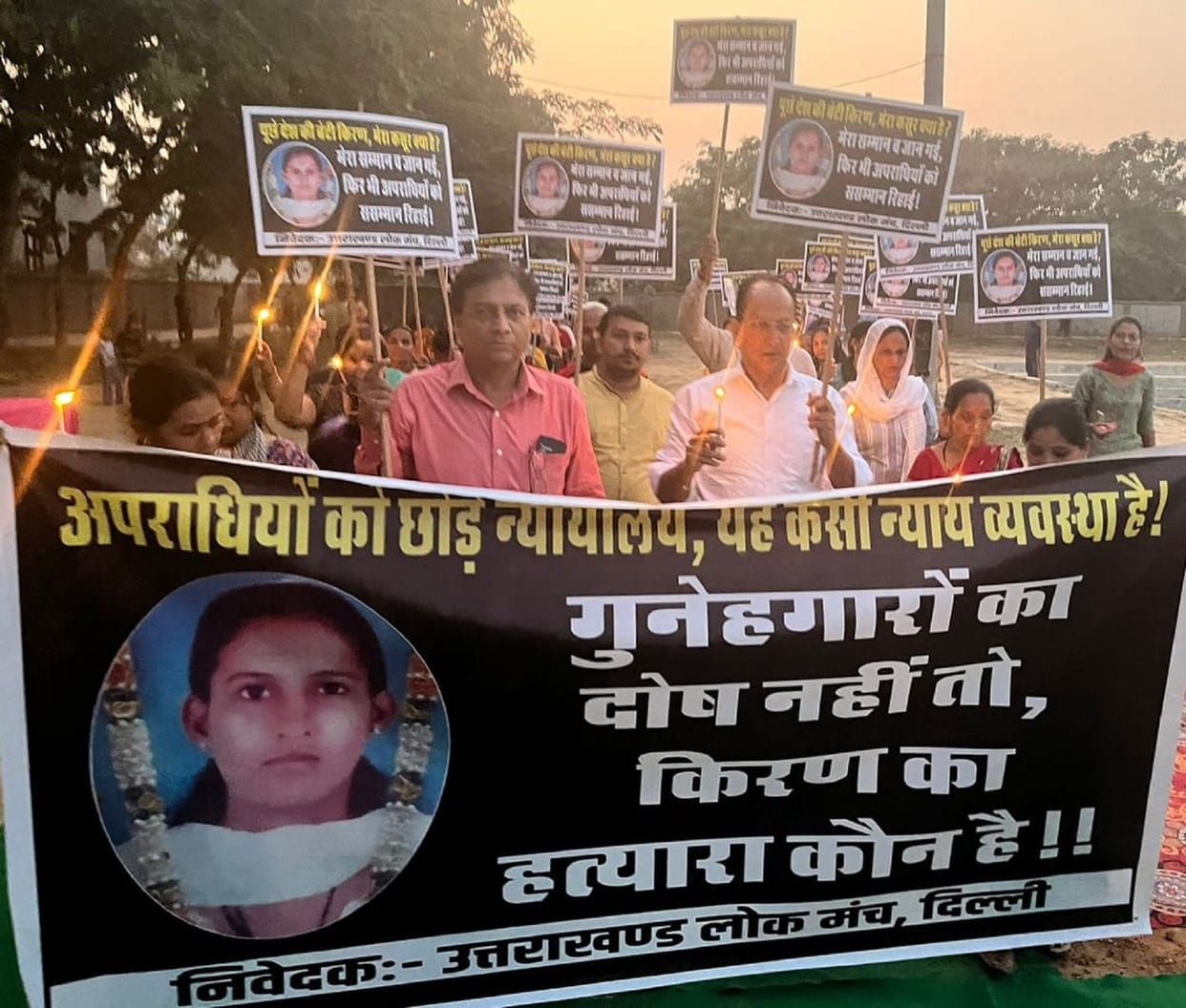 Chhawla murder rape case: Candle march to get justice for Chhawla daughter