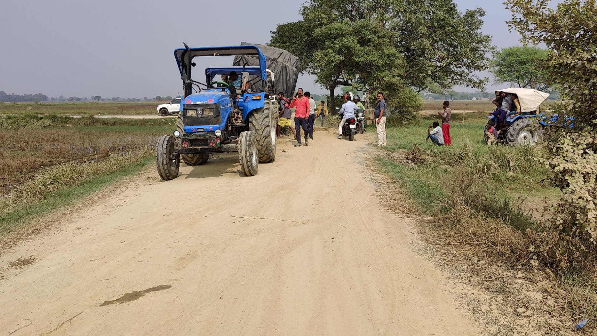 Flood damaged more than half a dozen roads in gorakhpur