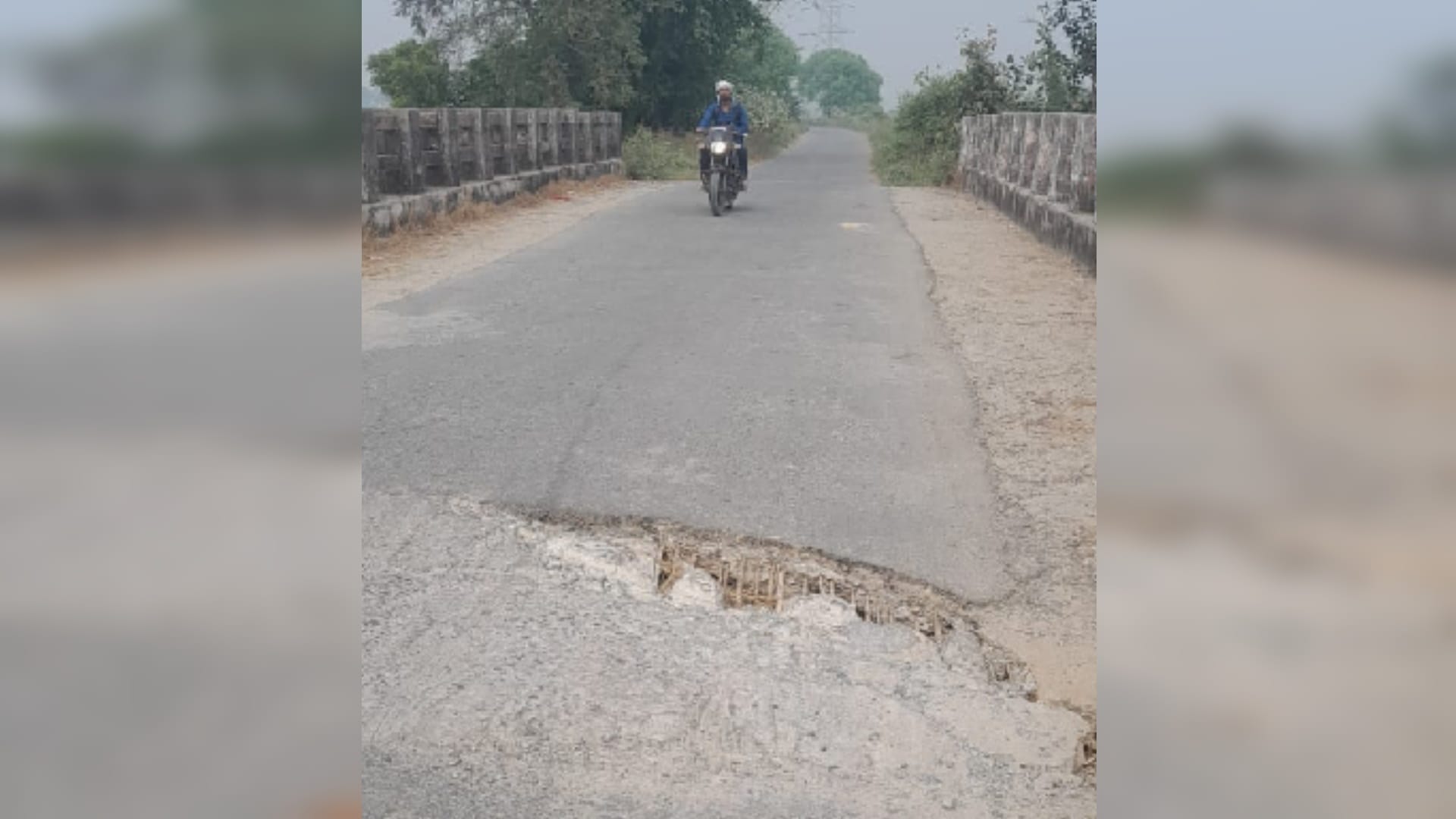 Flood damaged more than half a dozen roads in gorakhpur