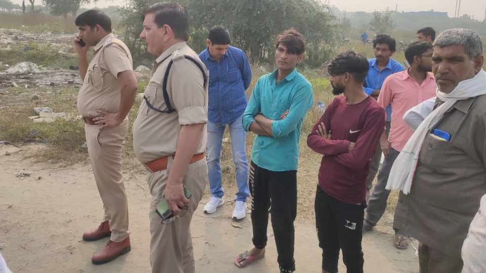 Burnt Body found in Badi Industrial Area of Sonipat