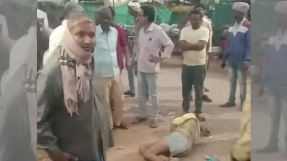 Sand filled tractor-trolley crushed the villager crossing the road