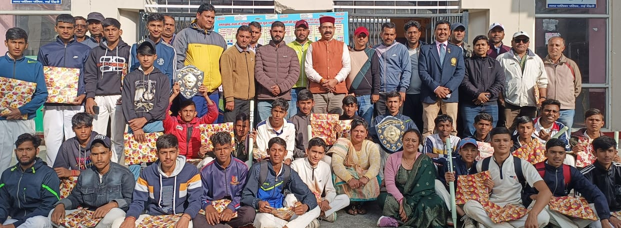 Narendranagar winner and Kirtinagar team was runner-up