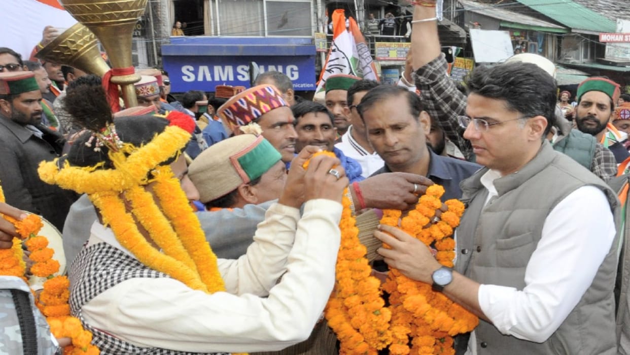 himachal election 2022, Sachin Pilot said that BJP's engine will be seized on November 12