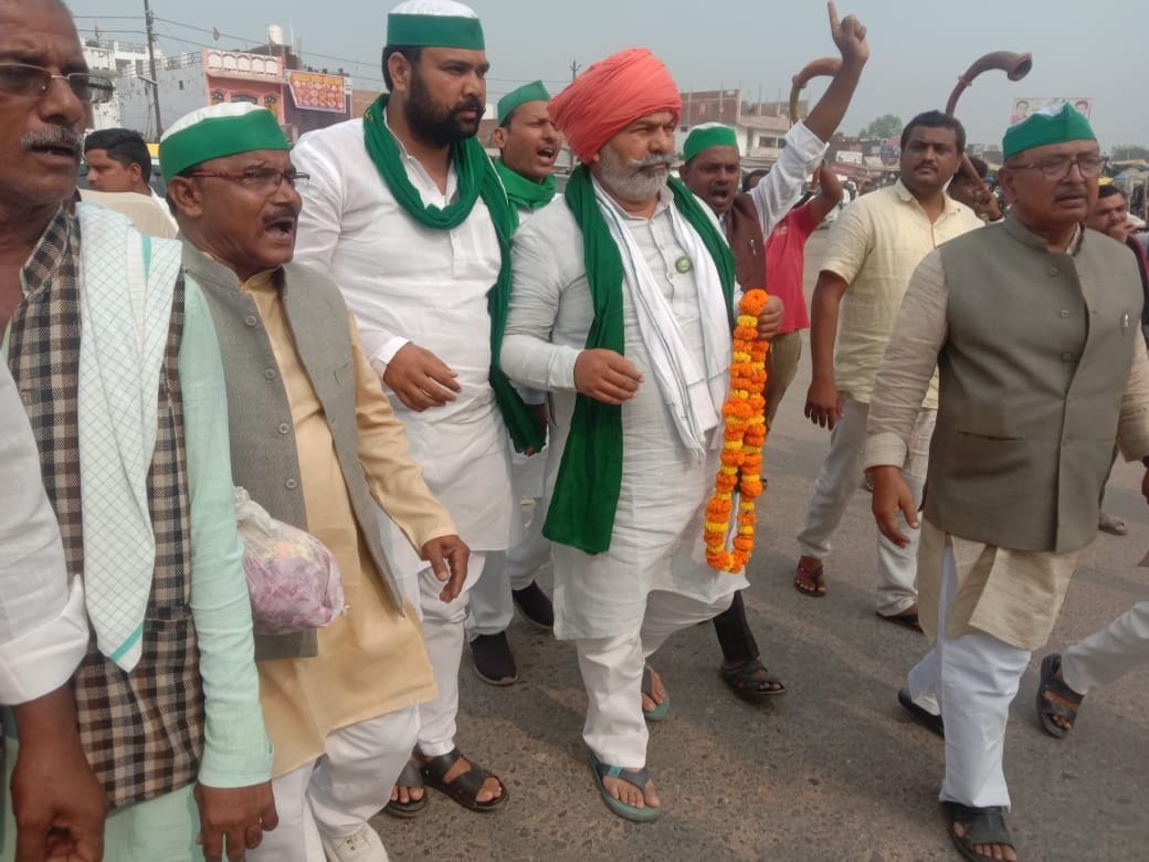 rakesh tikait reached in sonughat