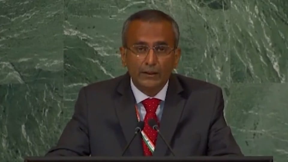 United Nations General Assembly meeting on the situation in Afghanistan and what said india