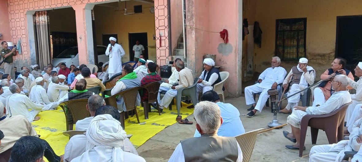 Farmers will stop contaminated water falling from Haryana into Yamuna