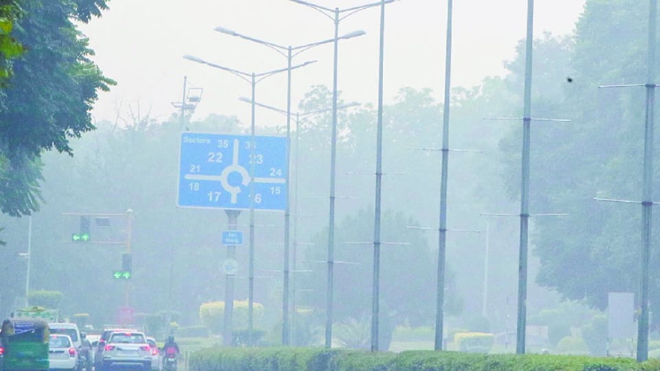 No relief from pollution, AQI crossed 300 in chandigarh