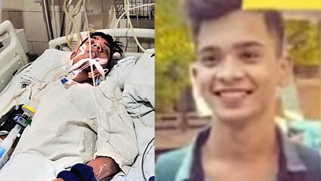 12th class student reached on ventilator due to beating of teacher in Ballabhgarh Faridabad