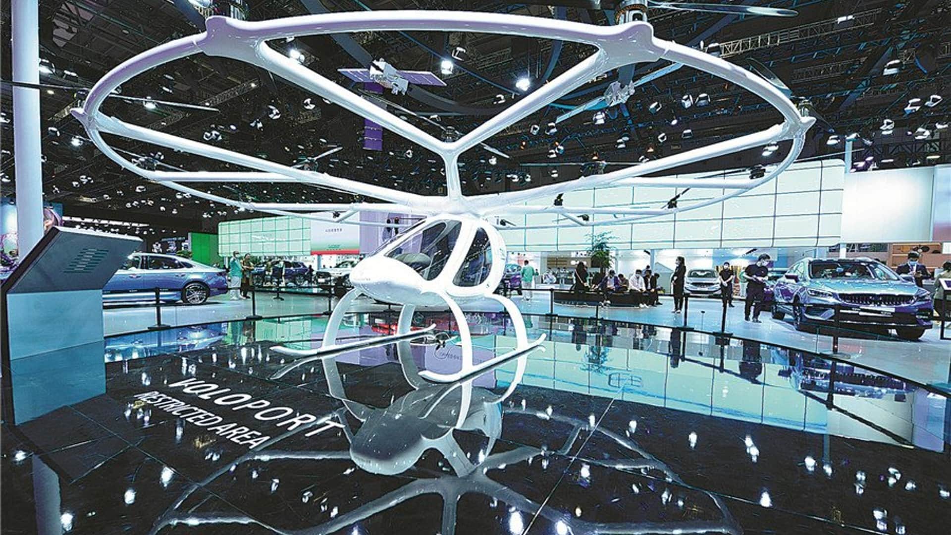Drone Taxi Volocity First Flight Successful Volocopter will start Drone Taxi during paris summer olympics