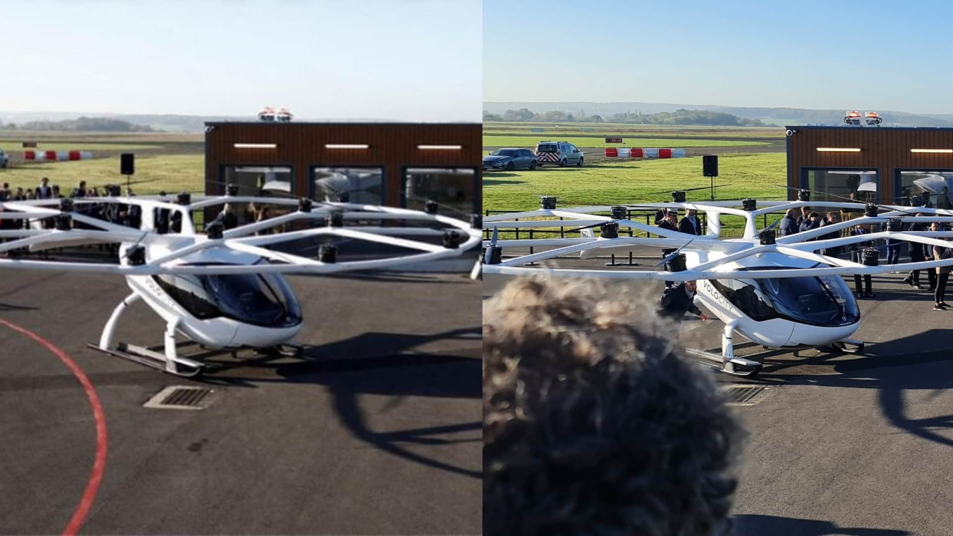 Drone Taxi Volocity First Flight Successful Volocopter will start Drone Taxi during paris summer olympics