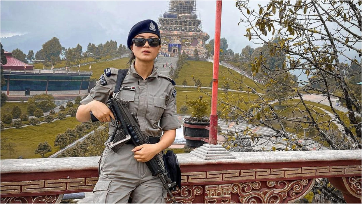 who is sikkim police woman eksha hangma subba popular with become supermodel