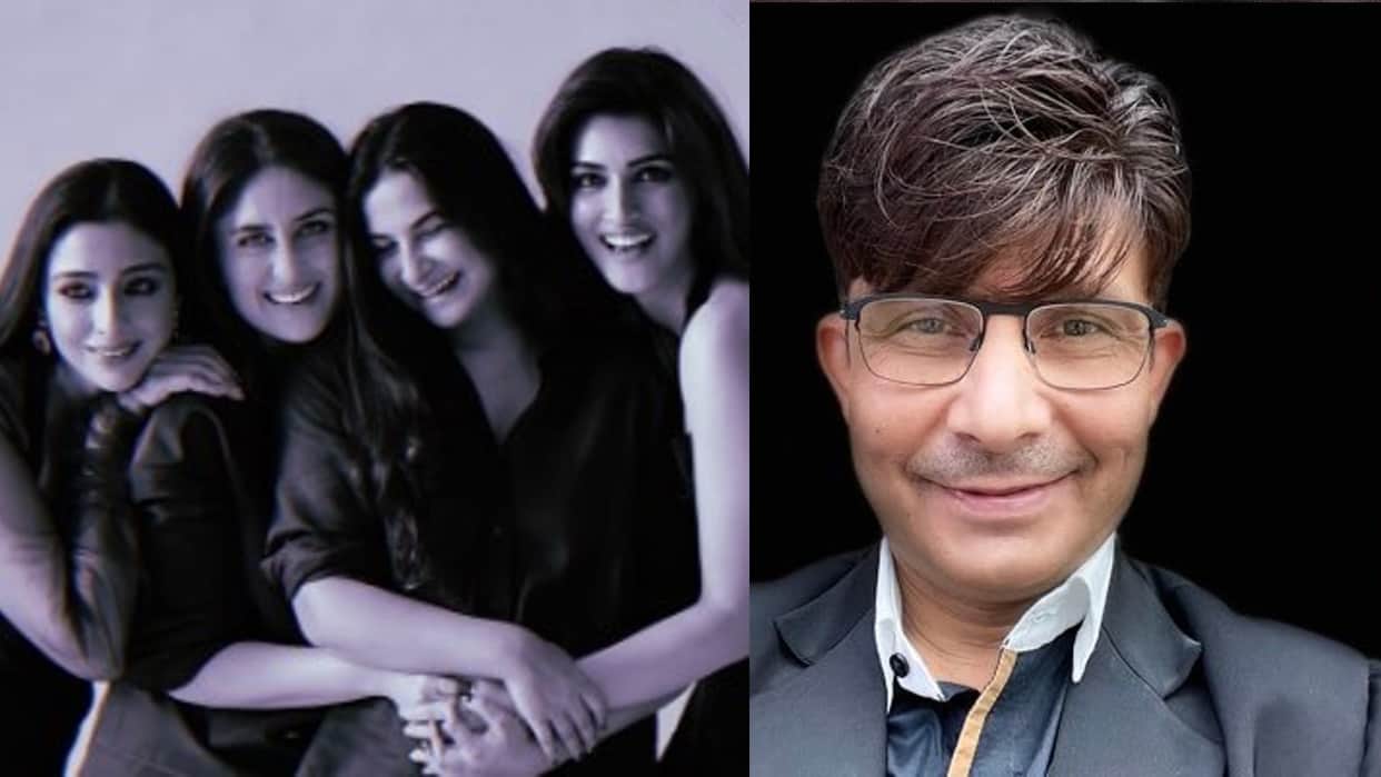 KRK took a dig at Kareena Tabu and Kriti upcoming film The Crew and also target ayushmann khurrana action hero