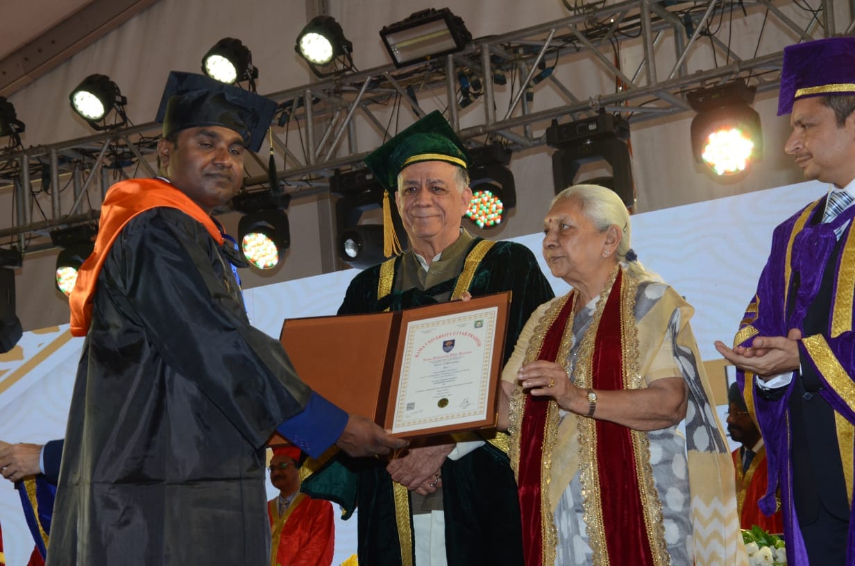 Governor arrived at the convocation of Rama University,