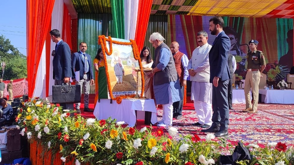jammu kashmir Lt Governor Manoj Sinha arrived at Jhiri Mela 2022