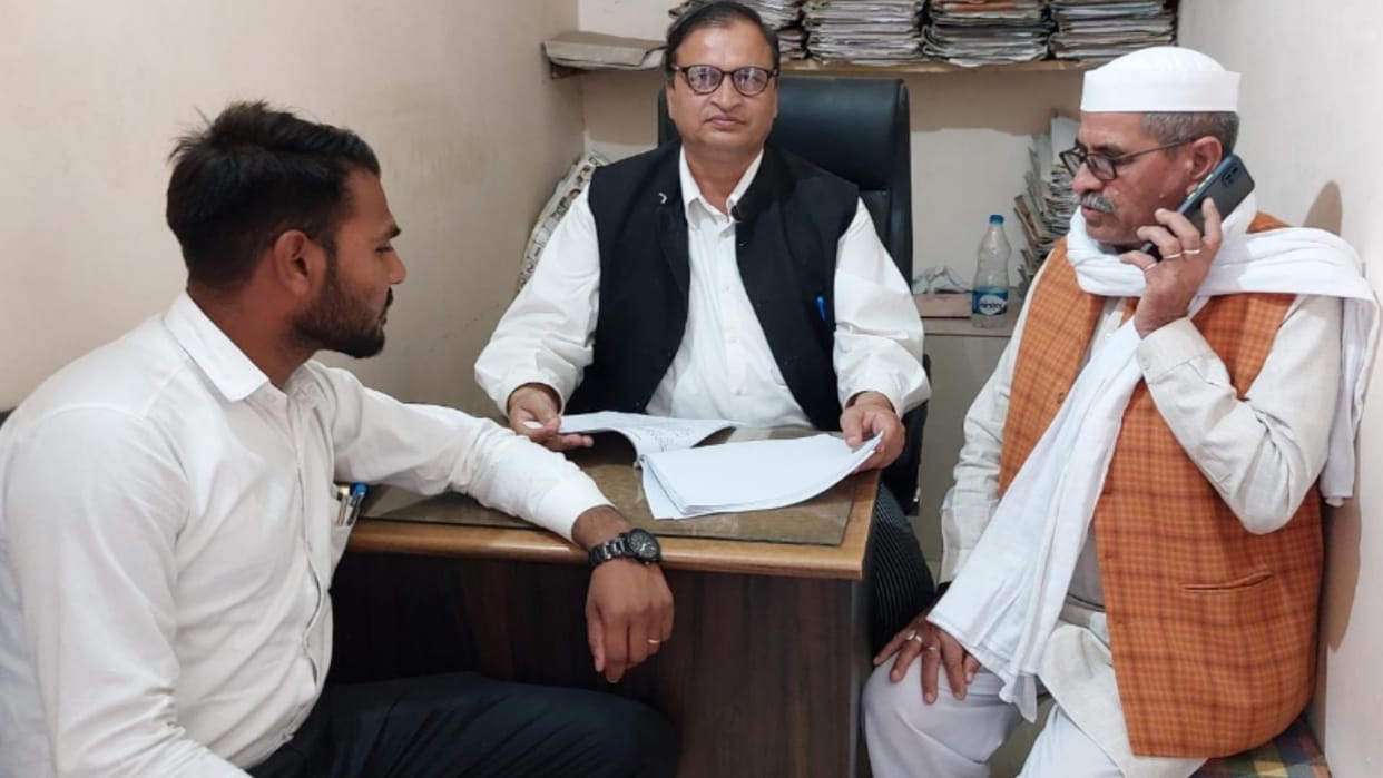 Three including riot victim Suresh Devi took nomination forms